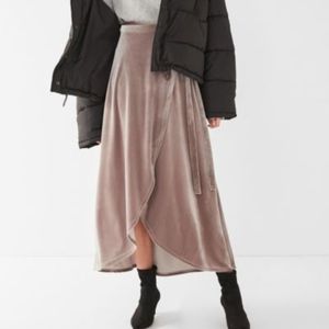 NWT! Urban Outfitters Velvet Maxi Skirt!